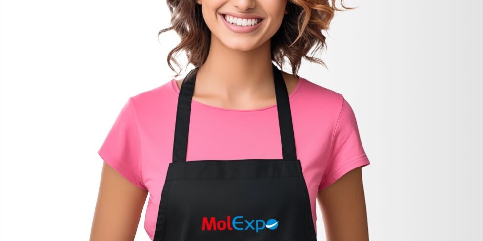 Beauty Hairdresser Woman Tshirt Apron Smiling Cook Chef Transparent Arab Hairstylist Barber Mockup